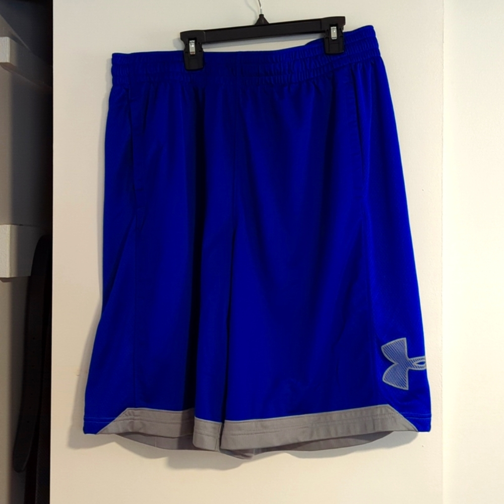 Under Armour Basketball Shorts Men's XL Royal Blue
